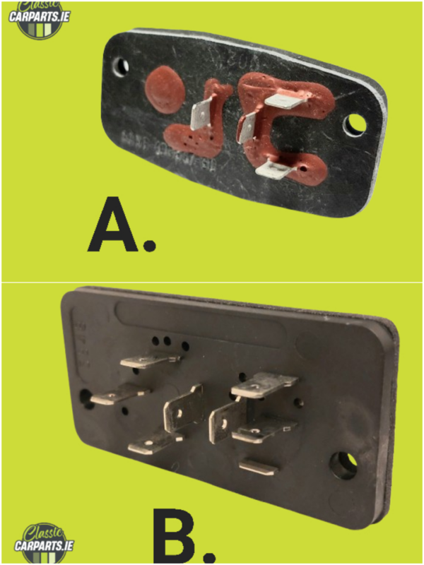 Ford Sierra/Escort Heater Motor Resistor - 2 Types available
