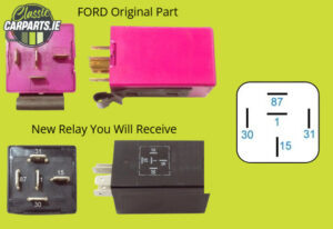 FORD Electric Fuel Pump Relay - Escort/Sierra/Granada/Scorpio